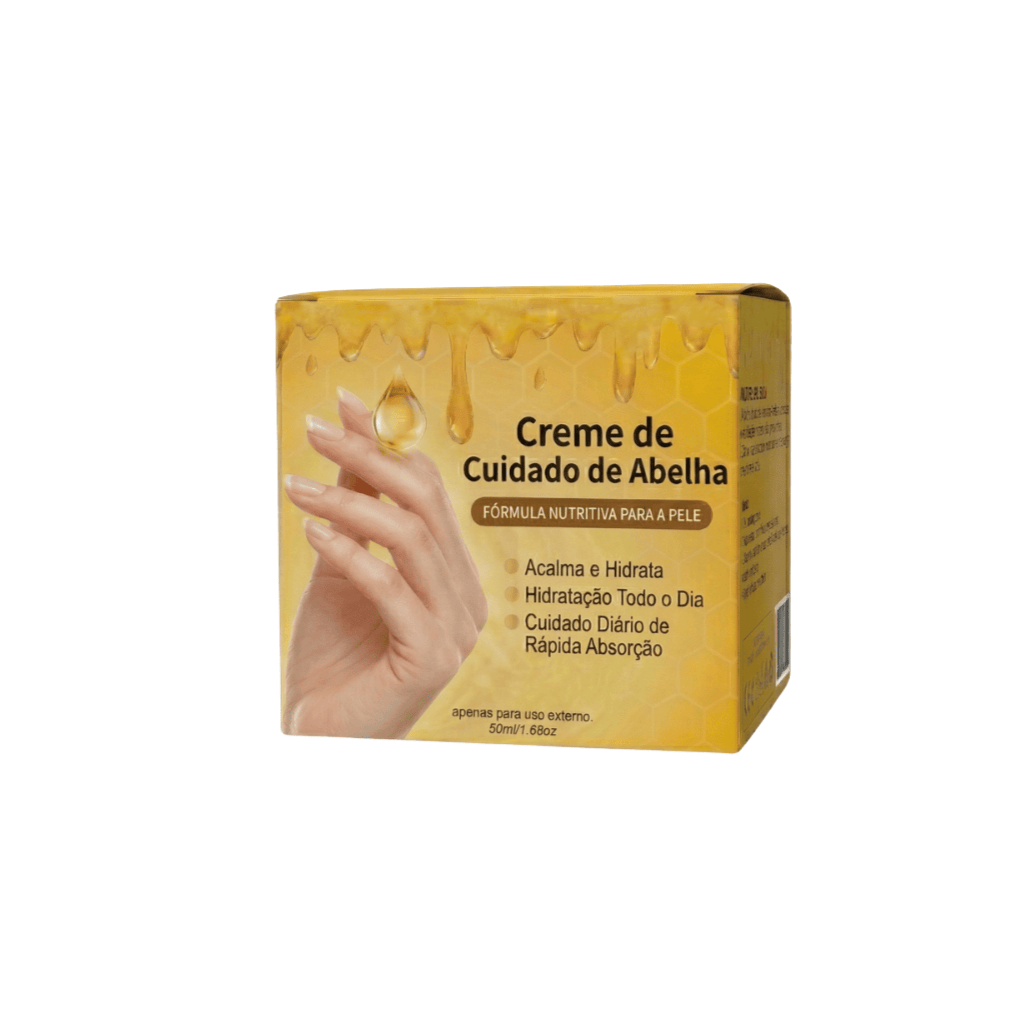 Creme para cuidado das abelhas, creme nutritivo para a pele, hidratação e cuidados diários, 50ml.