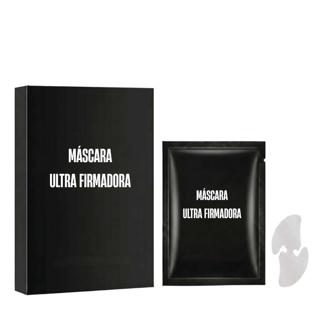 Máscara Ultra Firmadora embalagem e conteúdo, ideal para cuidados com a pele e aperfeiçoamento.