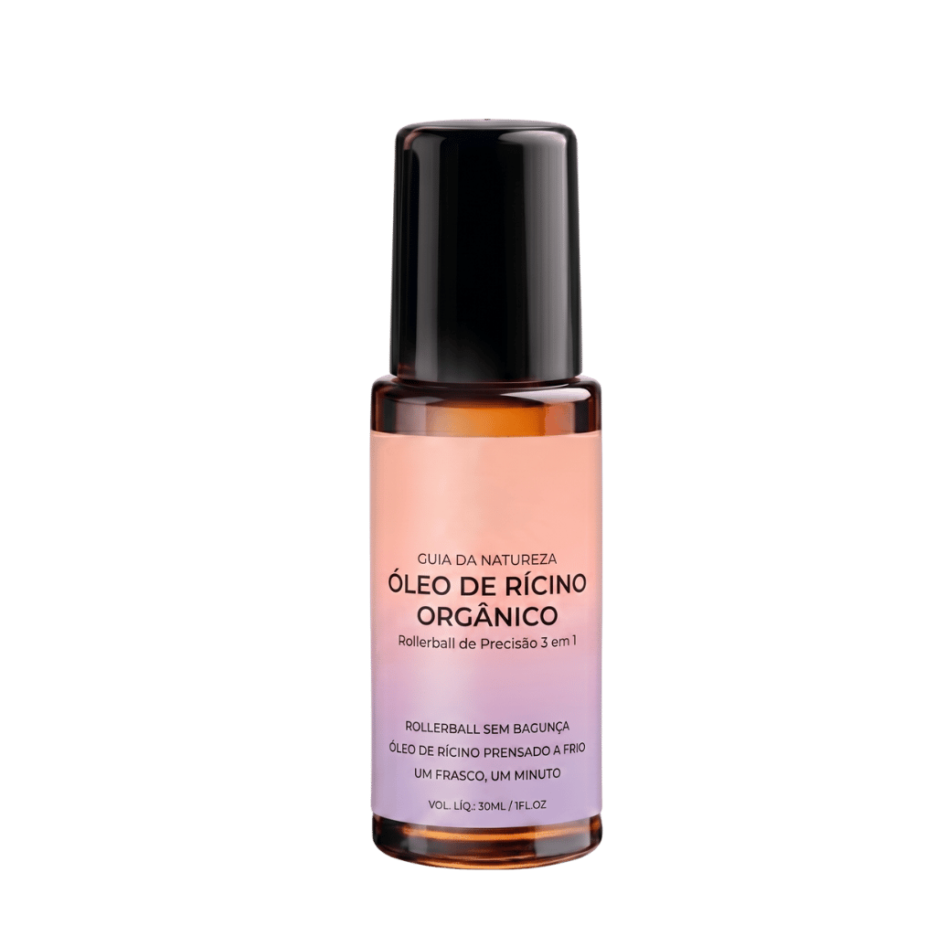 Roll-on de Óleo de Rícino Orgânico Premium