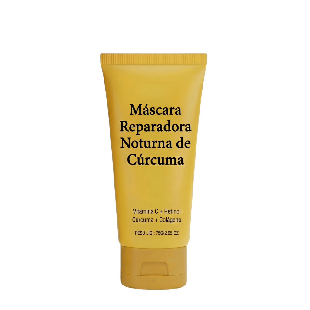 Creme-máscara facial de cúrcuma de luxo