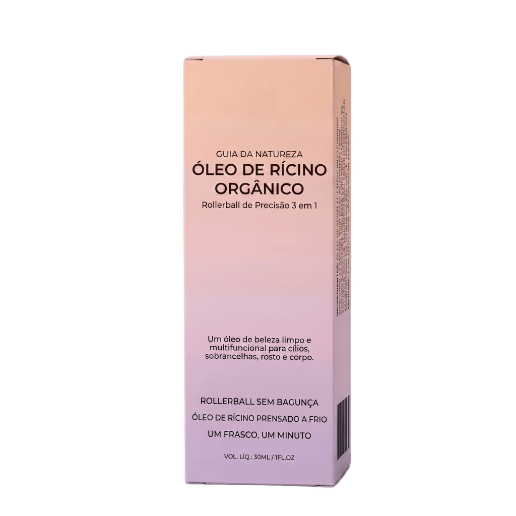 Roll-on de Óleo de Rícino Orgânico Premium