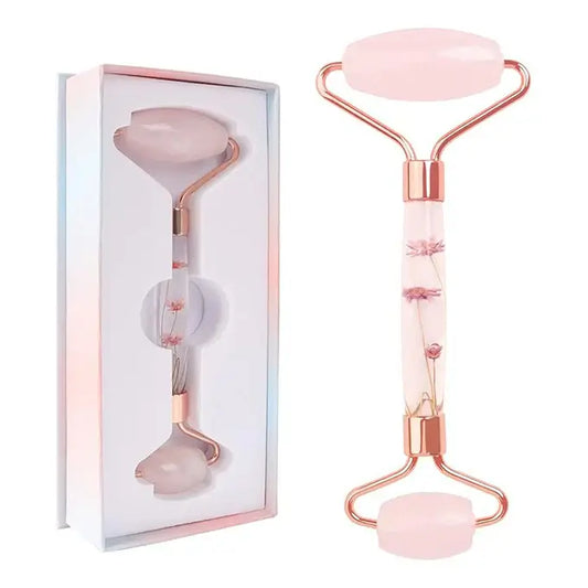 Pura Natureza – Rolo de Massagem Facial Rejuvenescedor com design elegante e embalagem atraente.