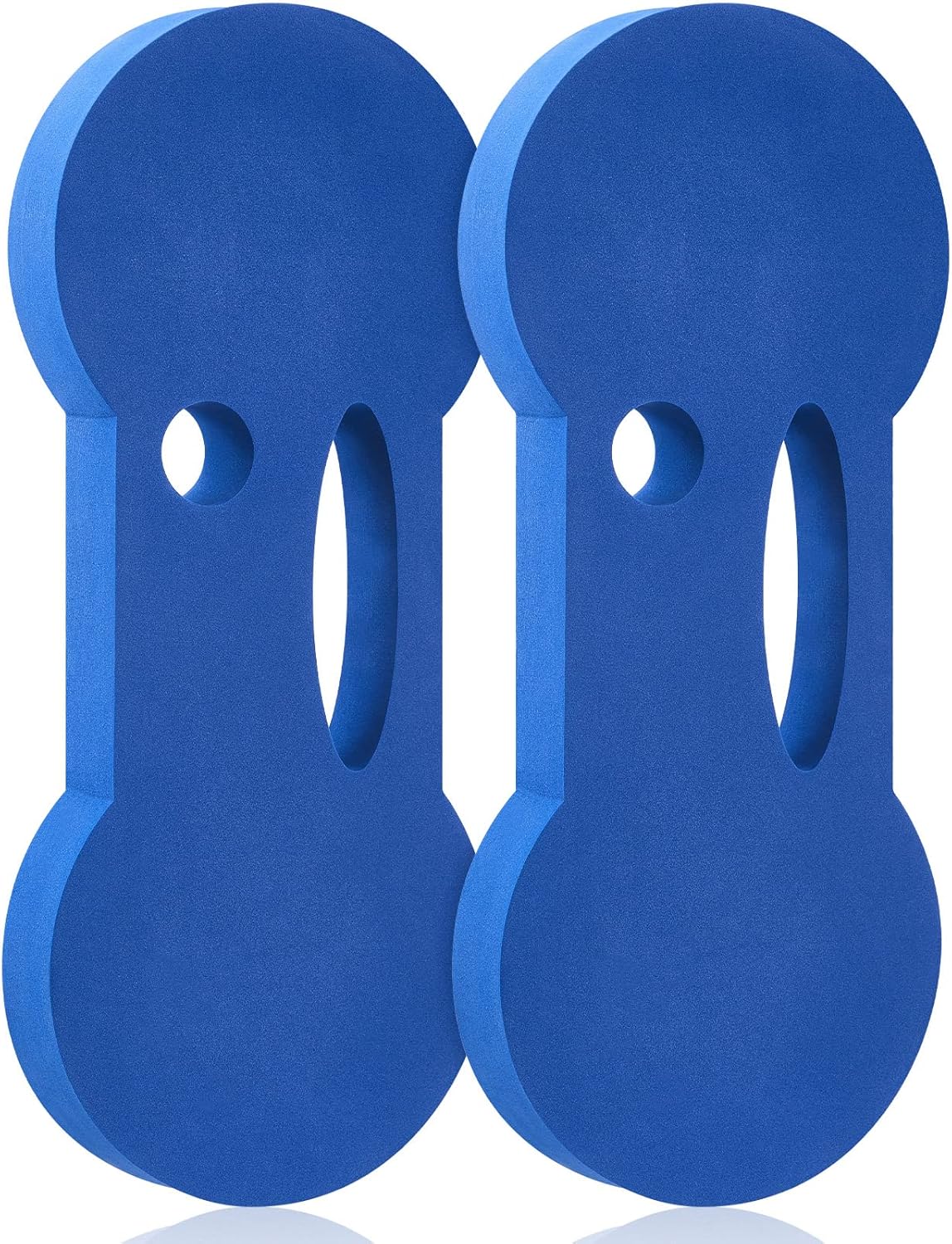 Pura Natureza ElastiFit faixas de resistência em azul com alças para treinos de força e alongamento.