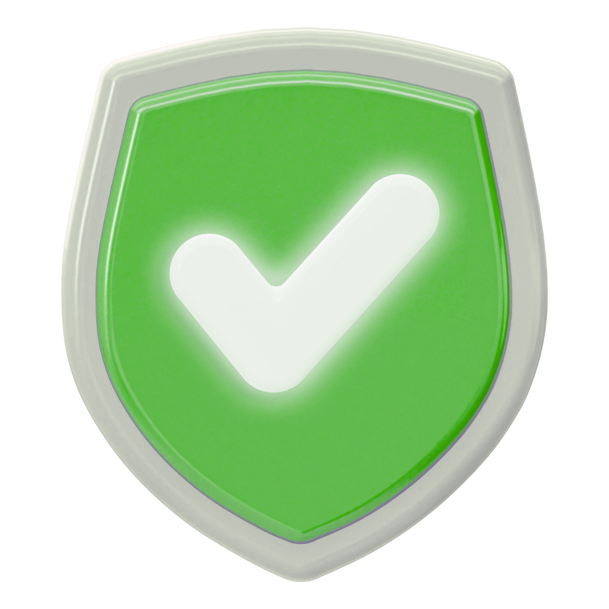 Embalagem Discreta - ícone de segurança com marca de verificação em fundo verde.