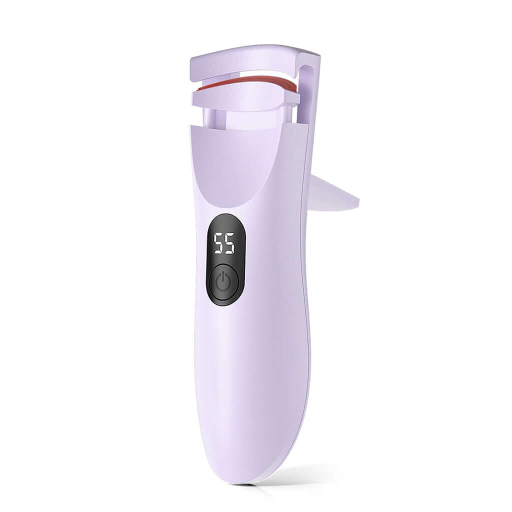 Pura Natureza – Curvador de Pestanas Elétrico com corpo em plástico ABS resistente e tecnologia de aquecimento ajustável.