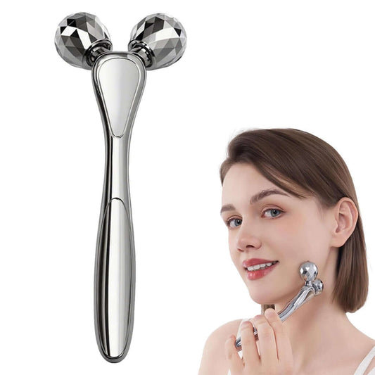 Pura Natureza – Massajador Facial Anti-Idade com tecnologia de vibração e aquecimento para firmeza da pele.