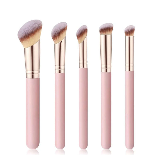 Pura Natureza – Conjunto de Pincéis de Maquilhagem Profissional com cerdas macias e densas para aplicação perfeita.